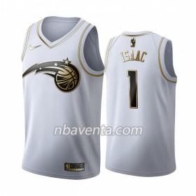 Camiseta Hombre Orlando Magic Jonathan Isaac 1 2019-20 Nike Blanco Golden Edition Swingman